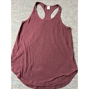 Womens Size M PINK Victoria Secret Purple Racerback Tank Top Sleepwear Shirt Top